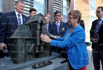 Odsloniecie makiety Zurawia Gdanskiego w ramach projektu...