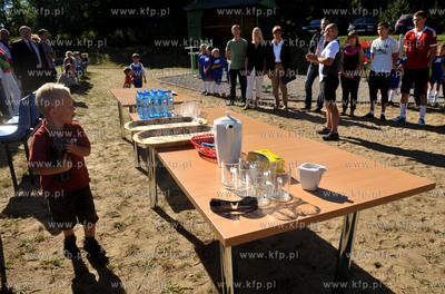 Otwarcie silowni zewnetrznej we wsi Sulmin na Kaszubach....