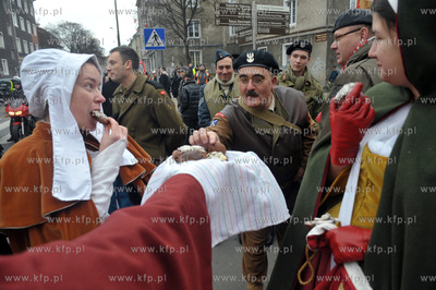 Gdanska Parada Niepodleglosc na ul. Podwale Staromiejskie....