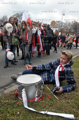 Gdanska Parada Niepodleglosci na ul. Podwale Staromiejskie....