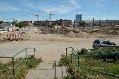 Gdansk Wrzeszcz. Tereny zburzonego osiedla na ul. Nad...