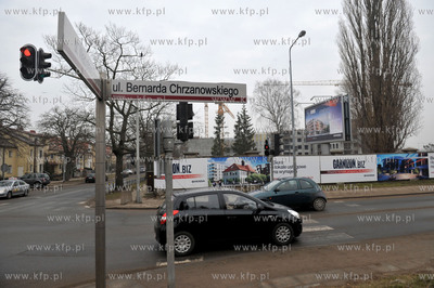 Gdansk Wrzeszcz. Budowa przez firme Hossa osiedla Garnizon....