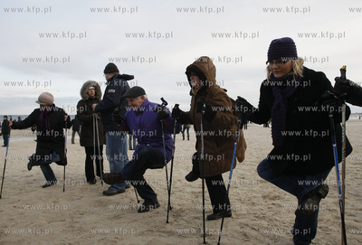 Gdansk Jelitkowo. Inauguracja sezonu Nordic Walking...