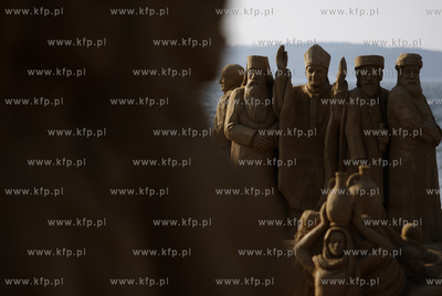 Gdansk Jelitkowo. Gdanski Festiwal Rzezby z Piasku....