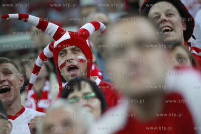 Gdansk. Stadion pilkarski PGE Arena. Mecz towarzyski...