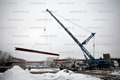 Gdansk. Trwa budowa Trasy Sucharskiego, która to ma...