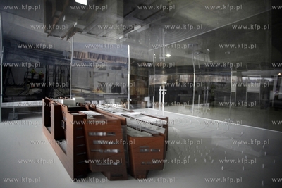 Gdansk. Uroczystość zawieszenia wiechy na budowanym...