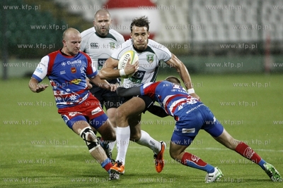 Ekstraliga rugby. Mecz Lechia Gdansk - Budowlani Lodz....