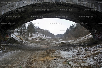 Gdansk. Wycinka drzew na trasie budowanej Kolei Metropolitalnej...