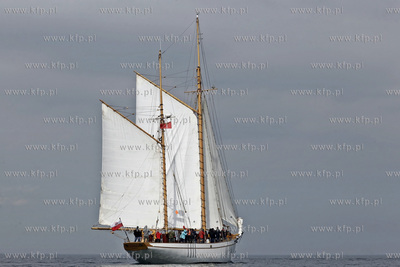 Zatoka Gdanska. Proba morska wyremontowanego zaglowca...