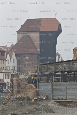 Spichlerz Woli Leb na Wyspie Spichrzow w Gdansku. 19.02.2014...