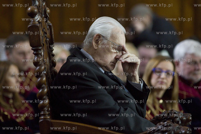 Gdańsk. Dwór Artusa. Uroczysta sesja Rady Miasta....