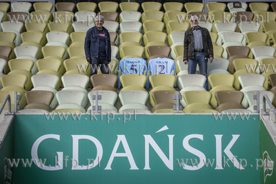 Andrzej Kowalczys i Lech Kosiak na stadionie Energa...