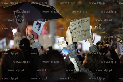 Gdańsk. Oliwa. Piąty dzień manifestacji w Gdańsku...