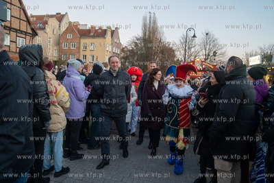 Ceremonia otwarcia Gdańskiego Jarmarku Bożonarodzeniowego....