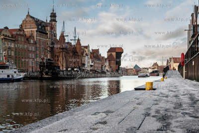 Zimowy Gdańsk, widok na Moltławę. 13.01.2021 / fot....