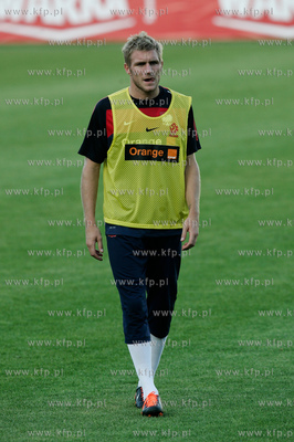 Gdansk. Stadiom Mosir, Lechii Gdansk. Trening reprezentacji...