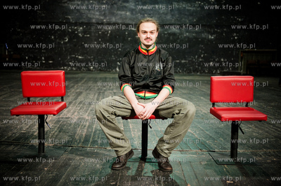 Gdansk. Teatr Wybrzeze. Proba do spektaklu pt Faza...