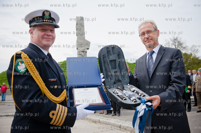 Gdansk. Westerplatte. Obchody Swieta Strazy Granicznej...