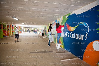 Gdansk. Przejscie podziemne w poblizu Gdanskiego Uniwersytetu...