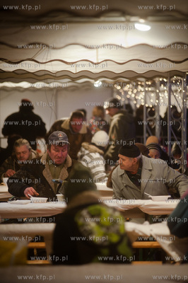 Gdansk. Wielka Zbrojownia. XVIII Wigilia dla ubogich,...