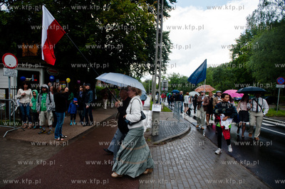 Gdansk. Swieto ulicy Jaskowa Dolina. 
Nz parada mieszkancow...