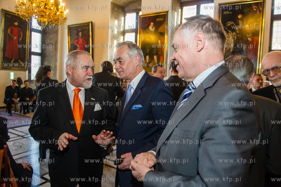 Gdansk. Wielka Sala Wety Ratusza Glownego Miasta. Obchody...