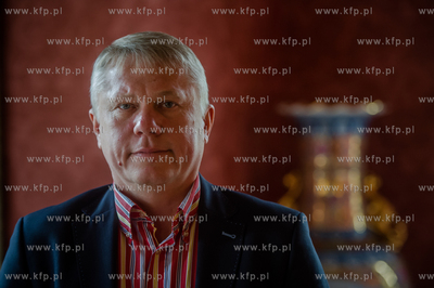 Gdansk. Wlasciciel restauracji Villa Uphagena Mariusz...