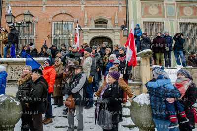 Gdansk. Manifestacja pod haslem W obronie Twojej wolnosci,...