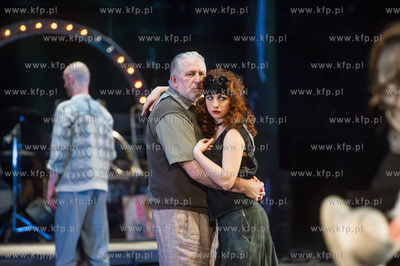 Gdansk. Duza Scena Teatru Wybrzeze. Proba medialna...