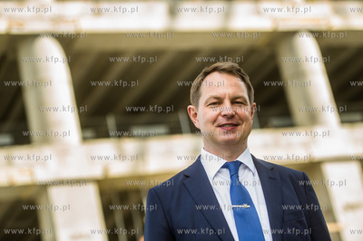 Gdansk. Oliwa. Uroczystosc wmurowania kamiena wegielnego...