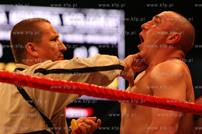 Gdynia, Gala boksu zawodowego. Nz. Miroslav Kroczka
09.05.2009
fot....