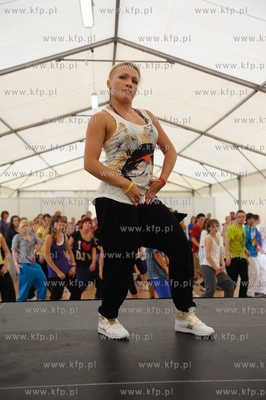 Gdansk. Plac Zebran Ludowych. Festiwal MTV Gdansk Dzwiga...