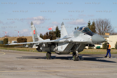 22 Baza Lotnictwa Taktycznego w Malborku.Trzy samoloty...