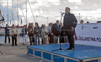 Gdynia. Uroczyste otwarcie Alei Zeglarstwa Polskiego...