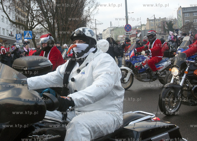 Gdynia. Jubileuszowa, X edycja parady Mikolaje na Motocyklach...