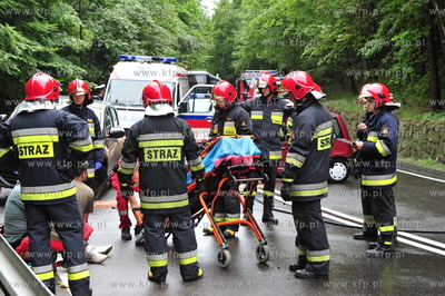 Sopot, ul. Malczewskiego. Wypadek drogowy. Kierowca...