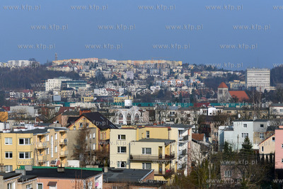 Gdynia. Panorama miasta z ul. Wielkopolskiej (w glebi...