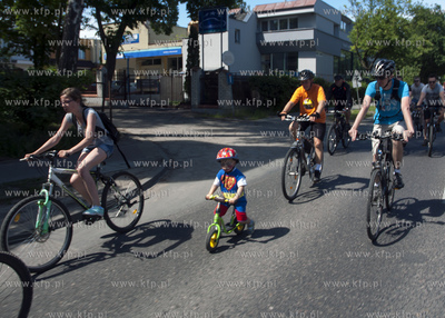 18 Metropolitalny Wielki Przejazd Rowerowy. Na zdjeciach...