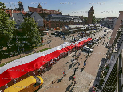 Gdańsk. Święto Wolności i Solidarności. Przemarsz...