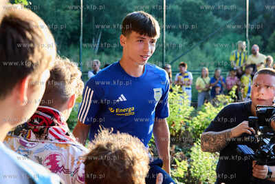 Prezentacja piłkarzy Arki Gdynia na Górce przy ul...