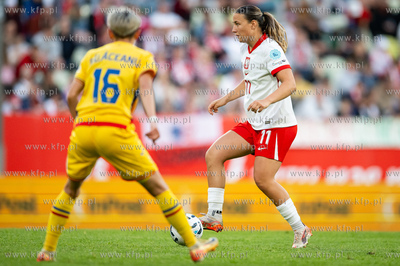 Liga Narodów Kobiet: Polska - Rumunia n/z Tanja Pawollek...