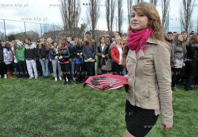 Gdansk, Suchanino. Otwarcie zespolu boisk w Gimnazjum...