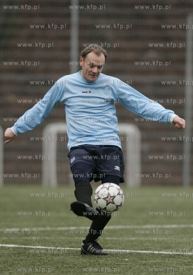 Gdansk. Boisko treningowe Lechii Gdansk.Mecz Oldboye...