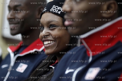 Wizyta lekkoatletow amerykanskich w Zespole Szkol Sportowych...