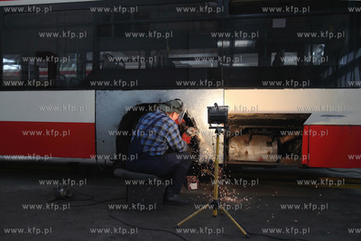 Zajezdnia autobusowa ZKM przy ul. Hallera w Gdańsku.
13.03.2015
fot....