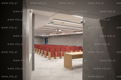 Sala multimedialna z byłej kotłowni Bazyliki Mariackiej...