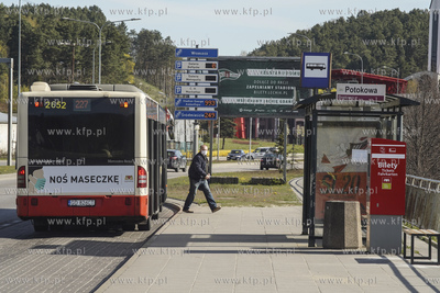 Gdańsk. Przstanek Potokowa na al. Żołnierzy Wyklętych....