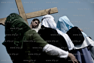 Wielki Piatek. Misterium Meki Panskiej na ulicach Gdanska....