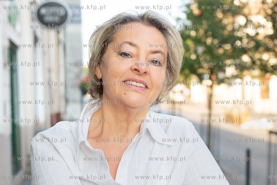 Gdańsk, ul. Wajdeloty. Jolanta Banach prezeska Stowarzyszenia...